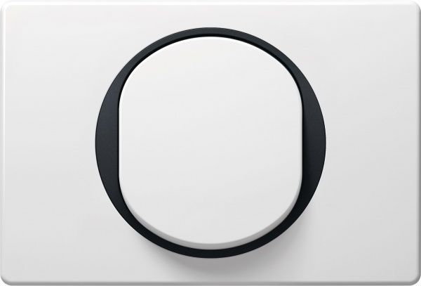 Вимикач прохідний одноклавішний Aling-Conel Eon без підсвітки 10 А 250В білий E607.0