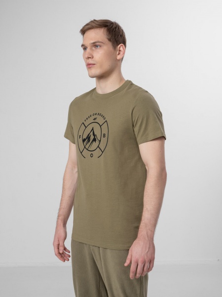 Футболка 4F T-SHIRT TSM022 H4Z22-TSM022-43S р.2XL оливковый
