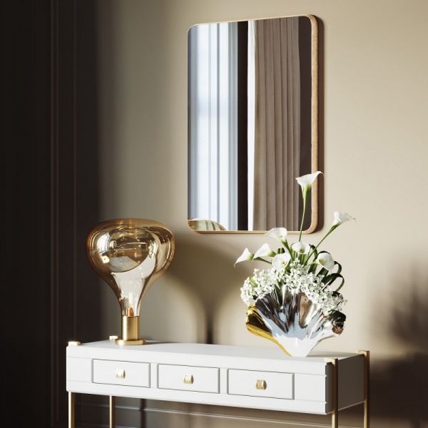 Ваза KARE Design Ginkgo Elegance 45 см белая 