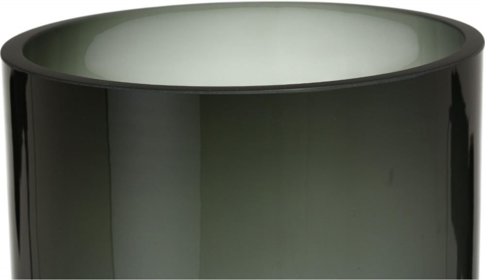 Ваза стеклянная Wrzesniak Glassworks Twice 71 см серая 17-5019B