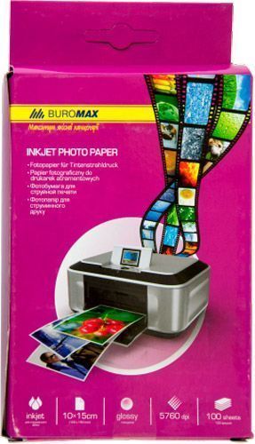 Фотопапір глянцевий 10х15см 100 аркушів BM.2230-6100 Buromax