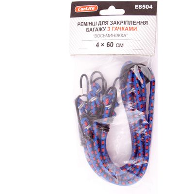 Ремінці для закріплення вантажу CarLife ES504 4 шт