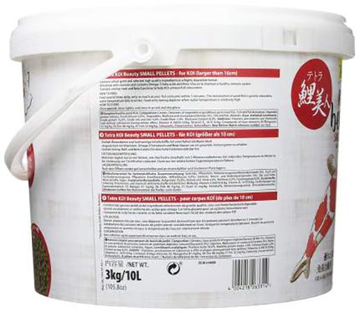 Корм Tetra для карпов кои для здоровья и яркого окраса Tetra KOI Beauty Medium 10л