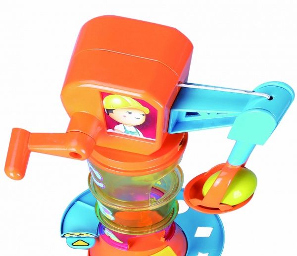 Игровой набор Bb Junior Volvo Stacking Crane 16-88605