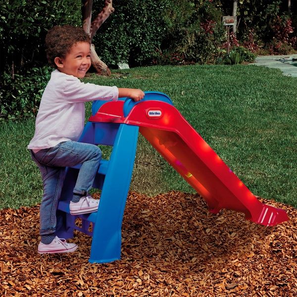 Горка Little Tikes складная с подсветкой Первый спуск