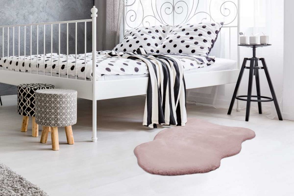 Килим Kayoom Rabbit Sheepskin pink 60 см x 90 см 