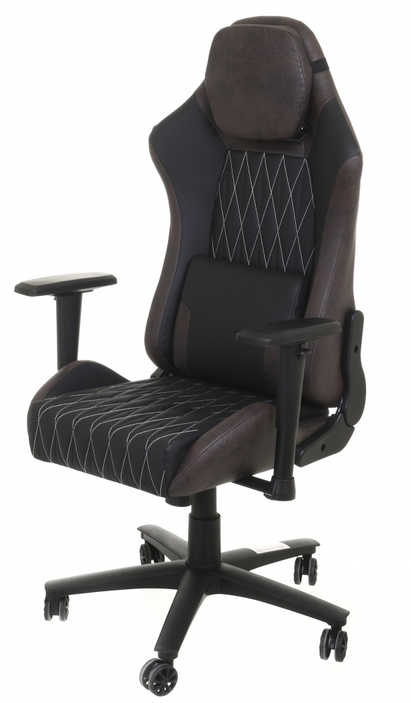 Кресло игровое Центр Меблів Дамар черно-коричневый