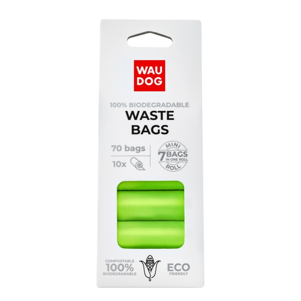 Пакеты Waudog R-leash для уборки за животными биоразлагаемые 70 шт./уп. 9940
