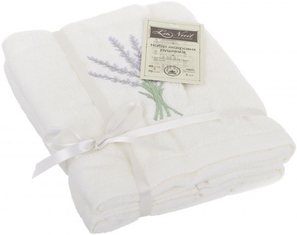 Набор полотенец Lavander 40x70 см молочный La Nuit 