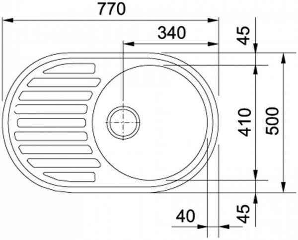Мийка для кухні Franke Rog 611 114.0254.780 