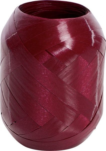 Стрічка декоративна STEWO Poly ribbon 1 см 30 м бордовий 