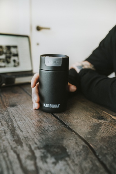 Термочашка Olympus 300 мл чорна Kambukka