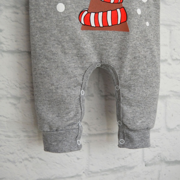 Ромпер-реглан унисекс Blanka Олени р.74 серый 110096 