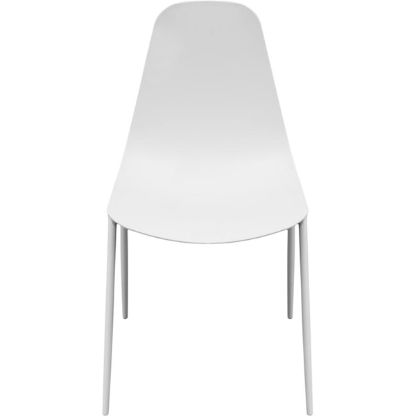 Стул обеденный Slim белый/белый