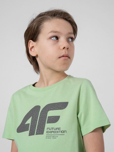Футболка 4F 4FJSS22TTSHM074-42S р.158 зеленый
