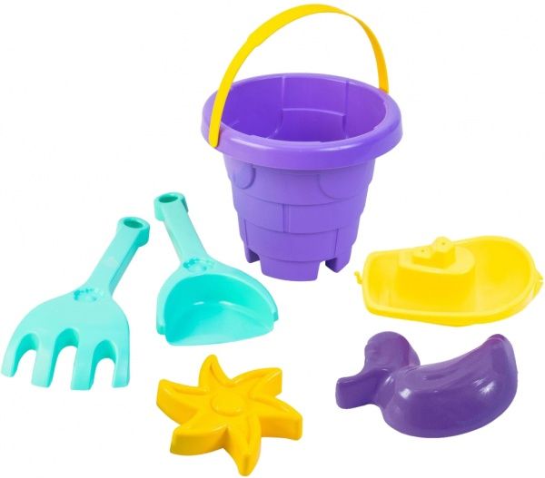 Набір для гри з піском Тигрес Вежа з корабликом 6 елементів 39304