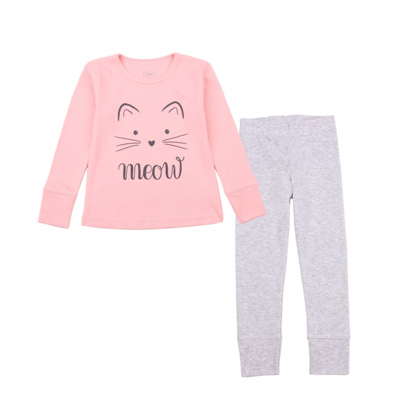 Пижама детская для девочки Фламинго Панда р.92 розовый 255-1005 