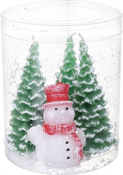 Набор свечей новогодний 4 шт.