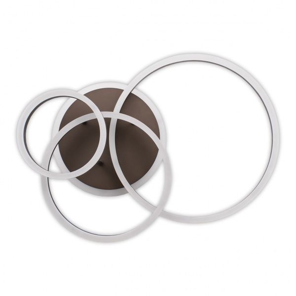 Люстра светодиодная Hopfen Tanzen CF-RGB с пультом ДУ 90 Вт коричневый 