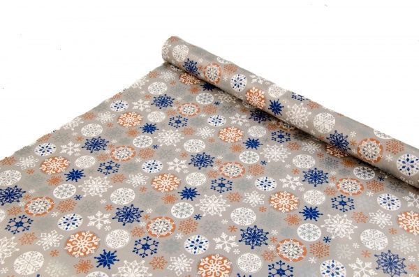 Бумага для упаковки Новогодняя в ассортименте 70x200 см 