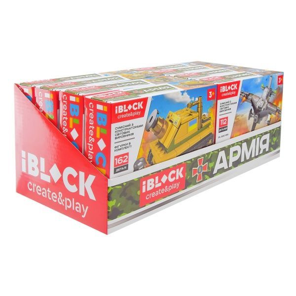Конструктор Iblock Армія 8 видів в асортименті PL-920-158