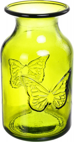Ваза стеклянная зеленая MARIPOSA San Miguel