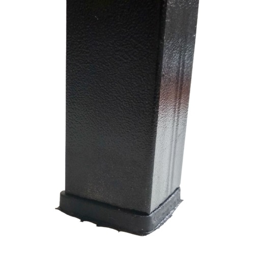 Заглушка квадратна Металургмашремонт гумова пряма рифлена 4 шт. 30х30 мм внутрішня