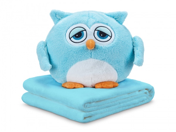 Набор Эмоциональная Совушка 3-в-1 Соня Блу-Блу голубой Dormeo 