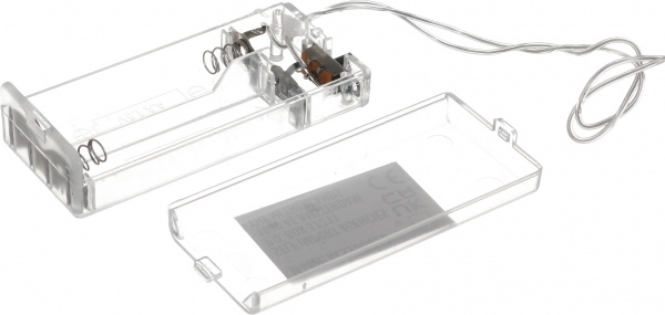 Электрогирлянда линейная с шариками красные встроенный светодиод (LED) 10 ламп 2 м 