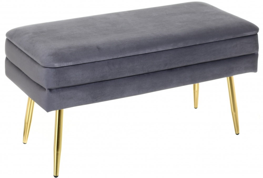 Пуф-банкетка KD 375х420х795 мм серый (VWF19A230VA-56A-M)