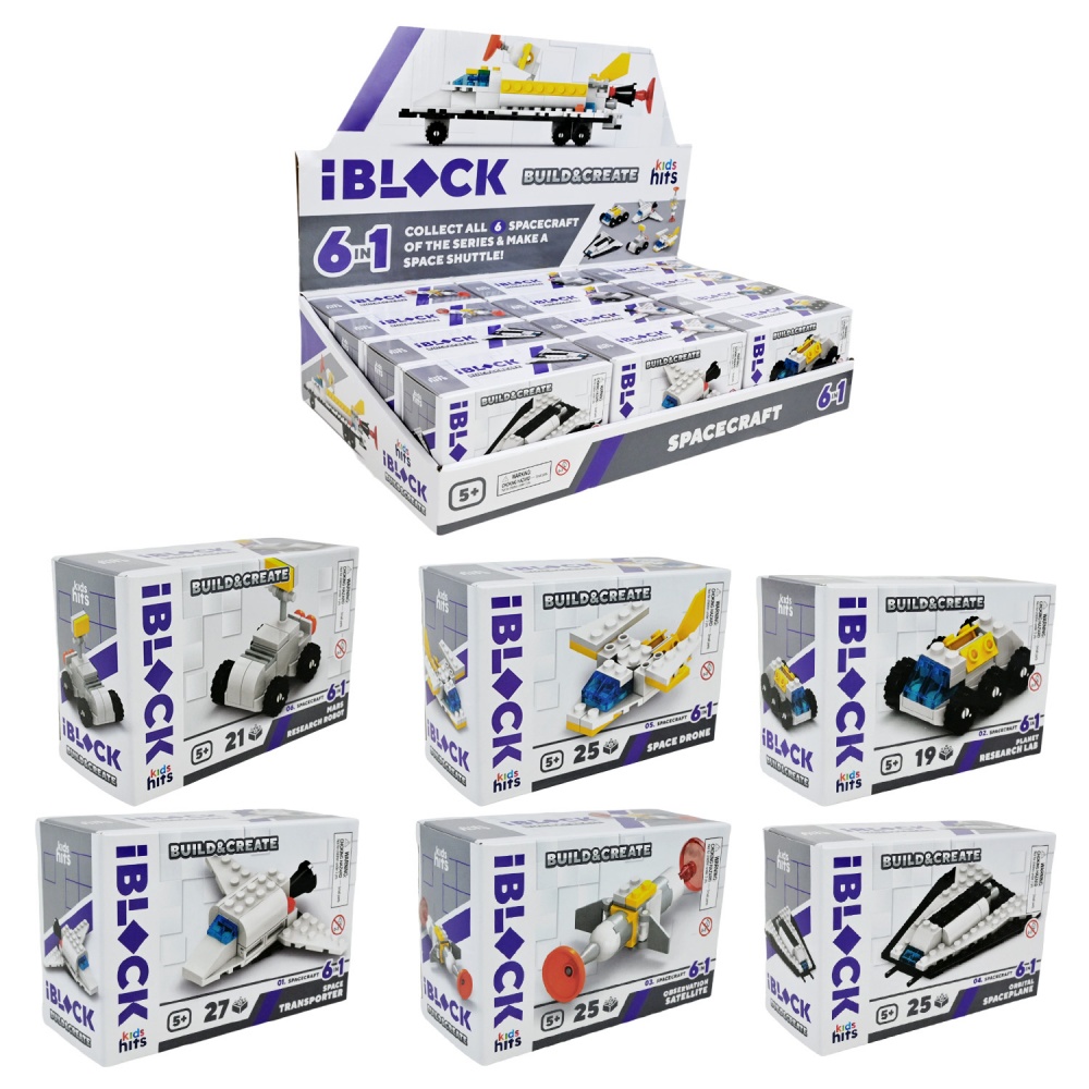 Конструктор Iblock Kids hits JUNIOR Космос (в ассортименте) KH51/003