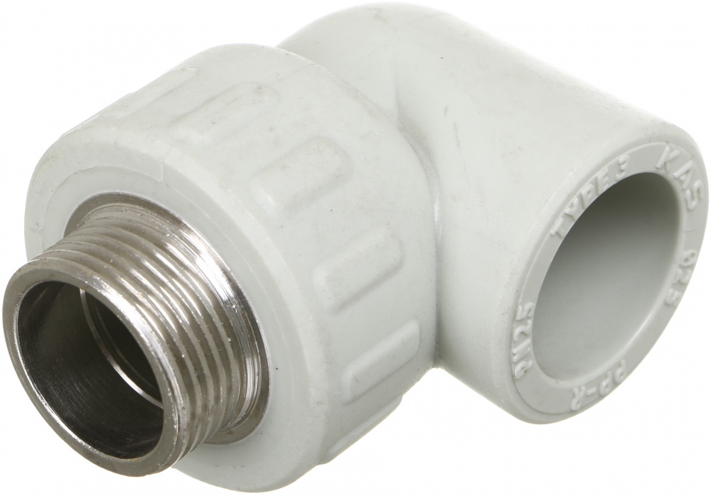 Коліно 90° із зовнішнім різьбленням ETS d25x3/4”