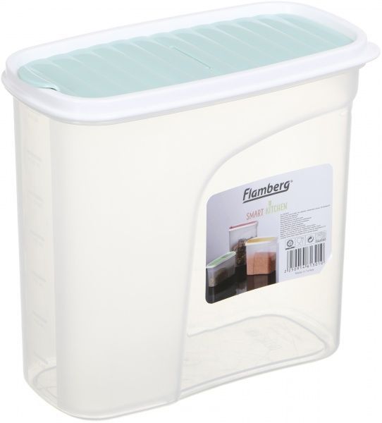 Контейнер із кришкою Sand 1,8 л блакитний G-287 Flamberg Smart Kitchen