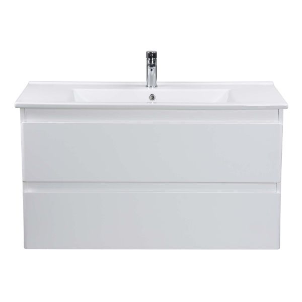 Тумба підвісна Мойдодир Сорренто 100-А з умивальником Su-100