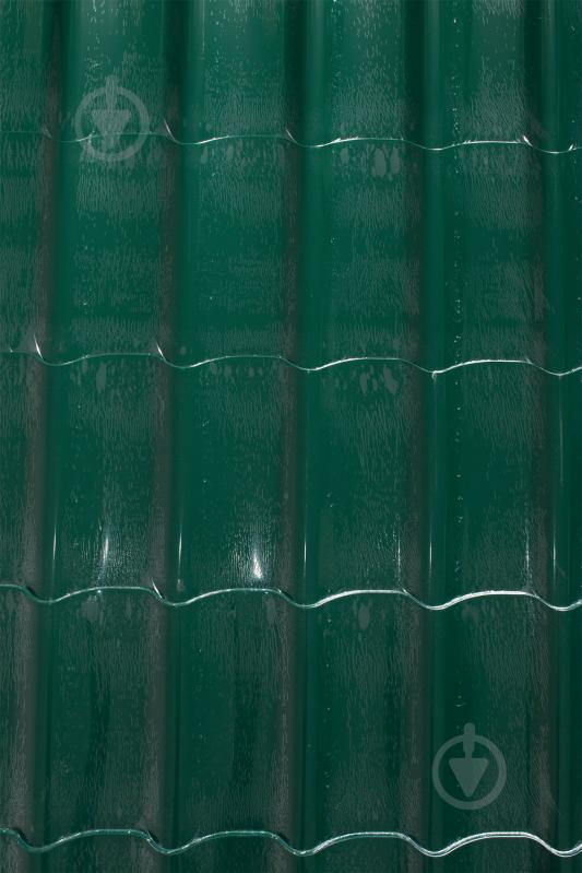 Металлочерепица ATLANTA 1200x2250 мм PE RAL 6005 0,45 мм