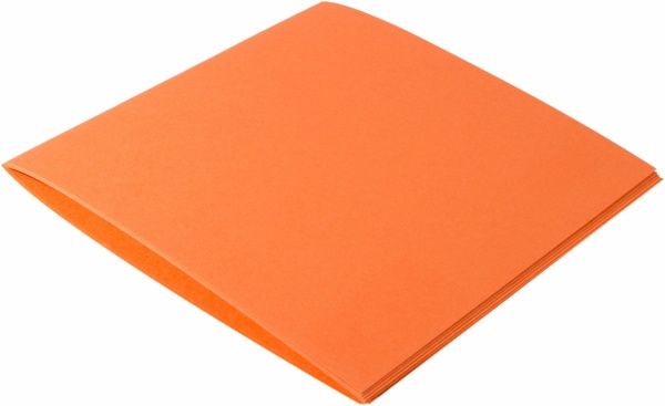 Набор заготовок для открыток 5 шт. 15,5х15,5 см № 10 оранжевый 220 г/м2 