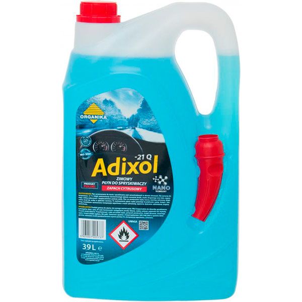 Омыватель стекла Organika Adixol зима -21°С 3,9л 