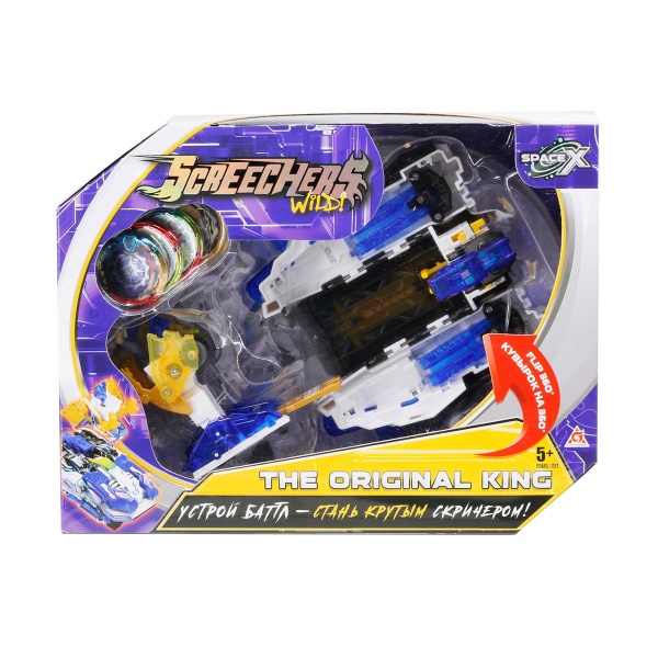 Трансформер Screechers Wild S3 L6 Оріджинал Кінг 1:43 EU682701