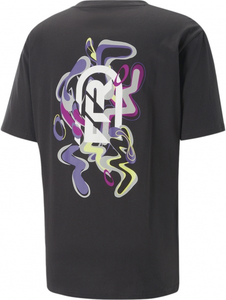 Футболка Puma NEYMAR JR CREATIVITY GRAPHIC TEE 65833503 р.M чорний