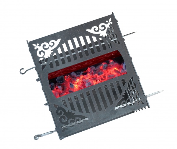 Мангал-барбекю вертикальный 350х400х380 мм (502/2)