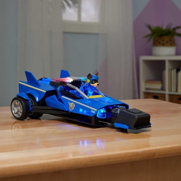 Игрушка Spin Master Щенячий патруль в кино 2 Полицейский автомобиль-трансформер Гонщика Делюкс SM17732/7887 