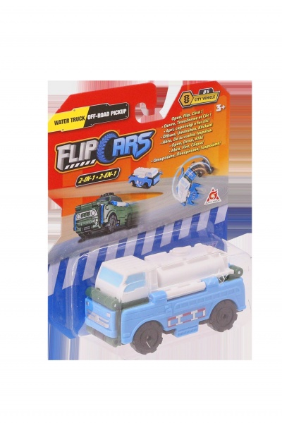 Машинка-трансформер Flip Cars Водовоз та позашляховий пікап EU463875-13
