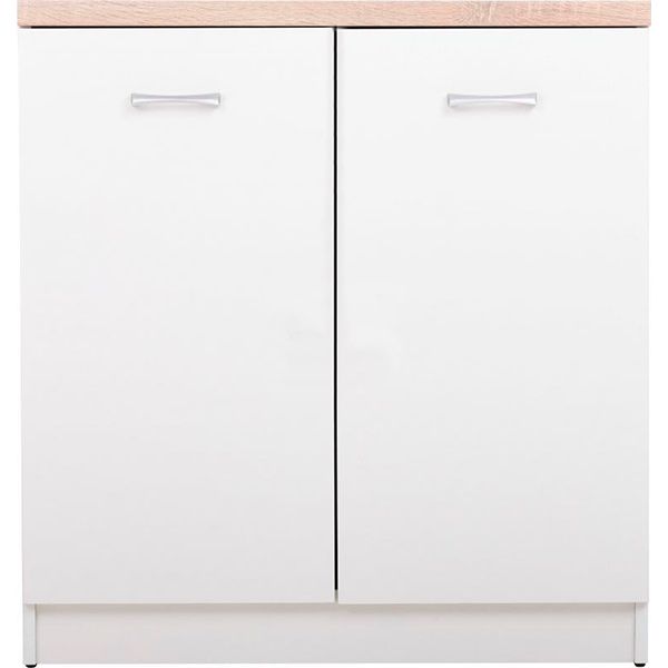 Комод Top Mix Kom 2D 800х330х850 мм дуб сонома/белый