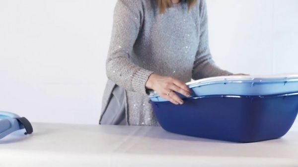 Туалет Stefanplast Furba Chic 59х39х22 см темно-синий