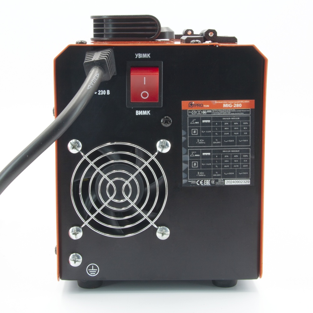 Полуавтомат сварочный инверторный MIG-280 PROTON