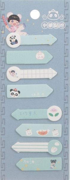 Блок бумаги Девочка голубой