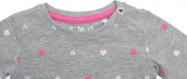 Боди 5.10.15. 6T3903 р.80 серый 