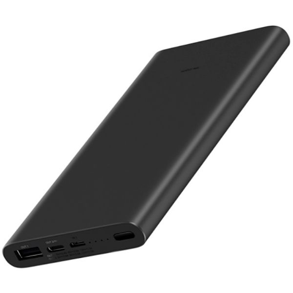 Зовнішній акумулятор (Powerbank) Xiaomi 10000 mAh black (495075) Mi Power Bank 3