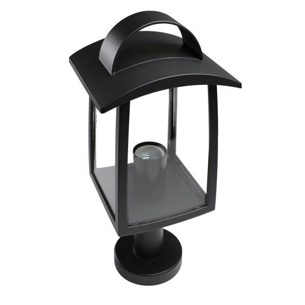 Светильник парковый Lutec E27 40 Вт IP44 черный KELSEY 7273604012 