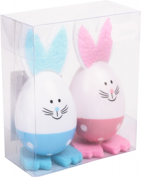 Набор декоративный Shunda Яйца-смешарики пасхальные 10 см в ассортименте